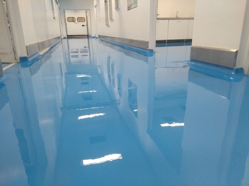 Banner Revestimento piso autonivelante azul